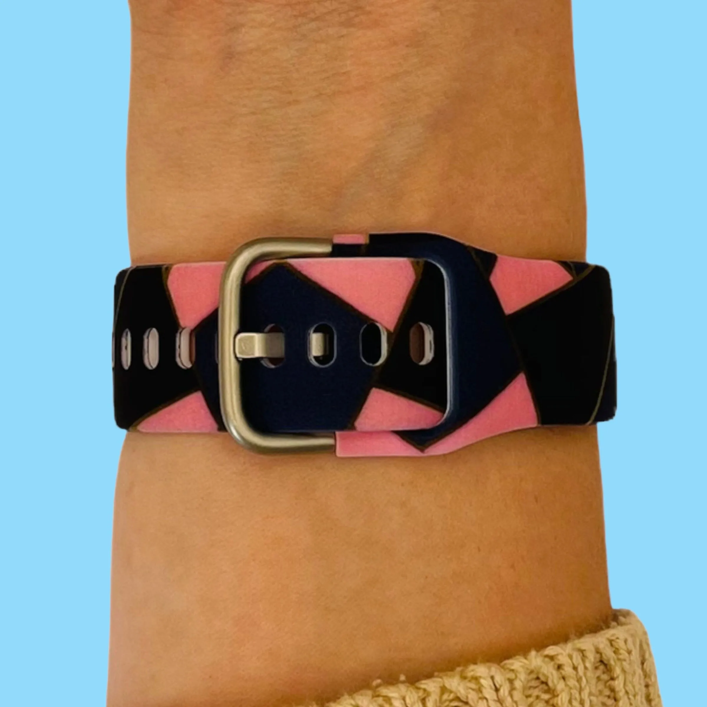 Silicone Pattern Watch Straps compatible with the Xiaomi Mi Watch & Mi Watch S1 Active