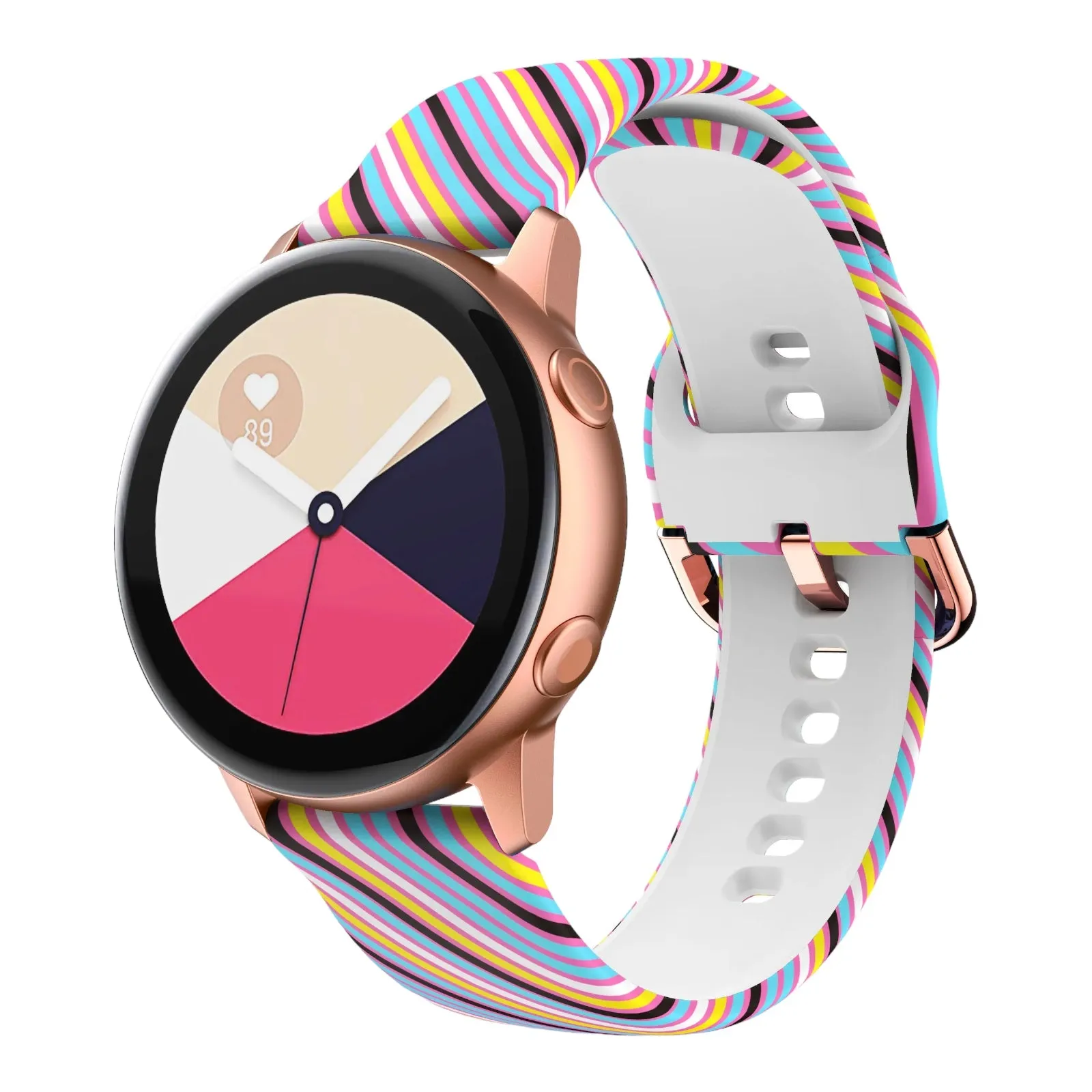 Silicone Pattern Watch Straps compatible with the Xiaomi Mi Watch & Mi Watch S1 Active