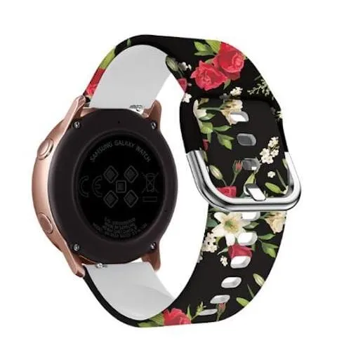 Silicone Pattern Watch Straps compatible with the Xiaomi Mi Watch & Mi Watch S1 Active