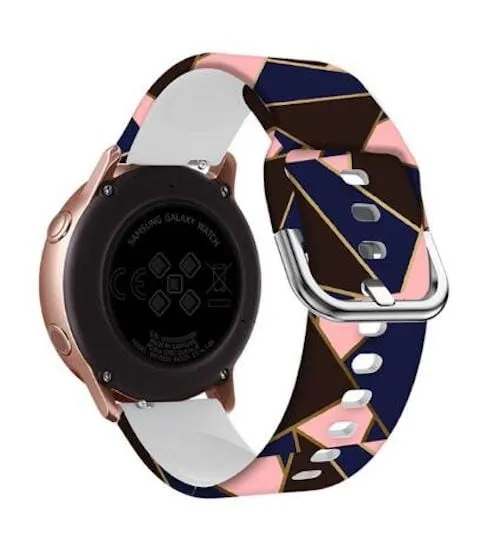 Silicone Pattern Watch Straps compatible with the Xiaomi Mi Watch & Mi Watch S1 Active