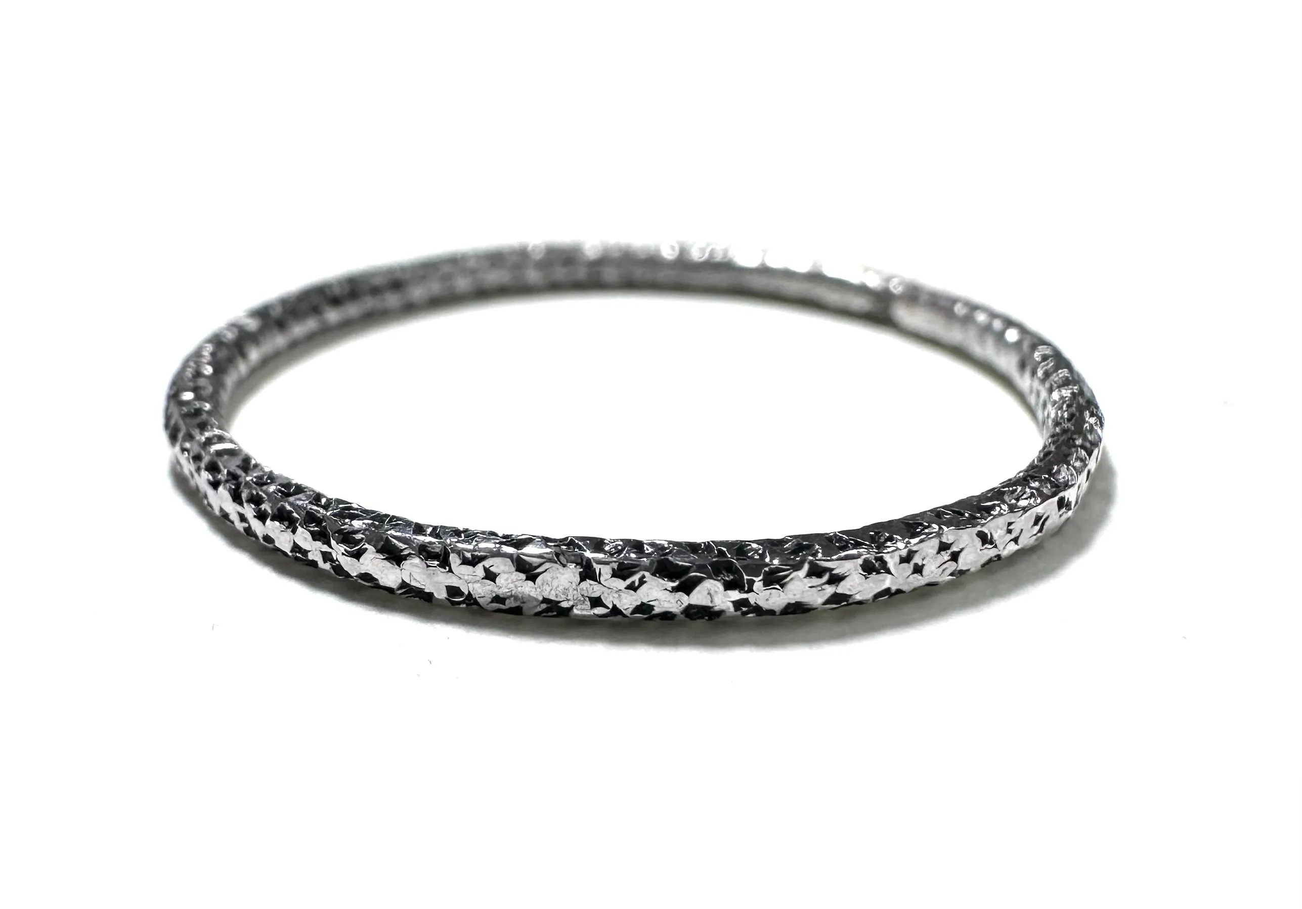 Silver Band, Hammered Silver Band Ring, Silver Texture Ring, Silver Ring/Simple Stacking Ring