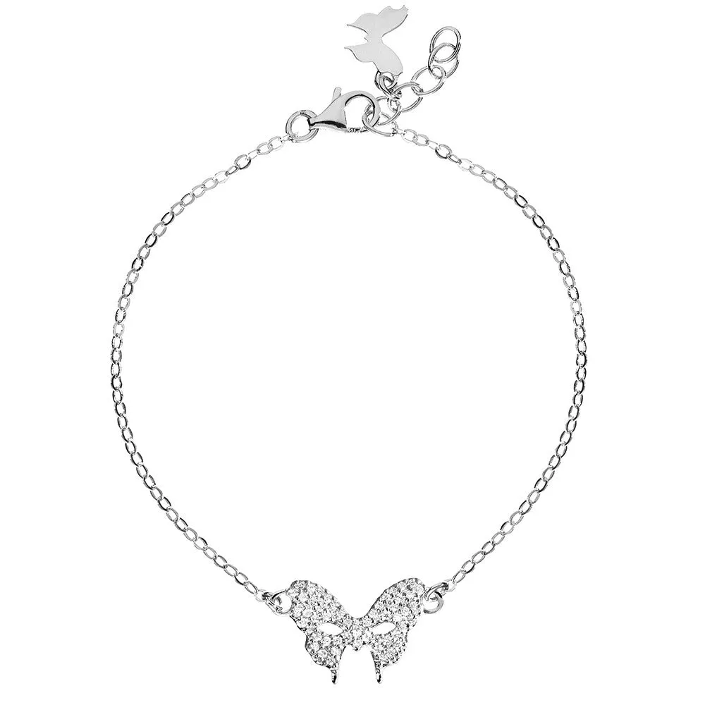 Silver Pave Bracelet