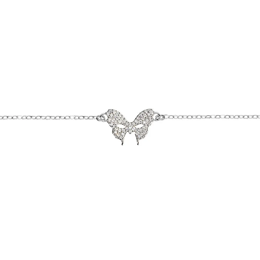Silver Pave Bracelet