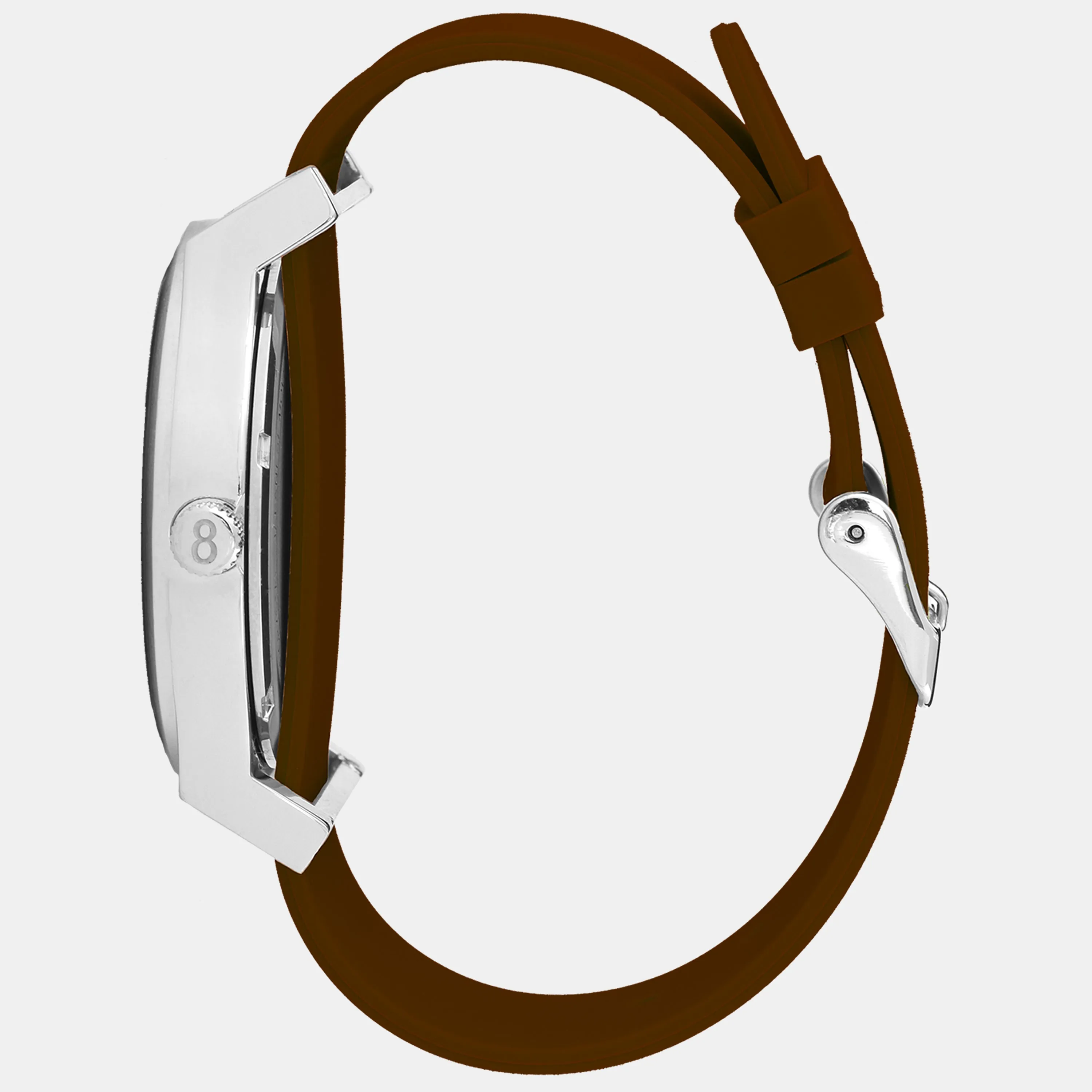 Silver White / Brown