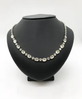Simply Elegant Rhinestone Riviere Choker