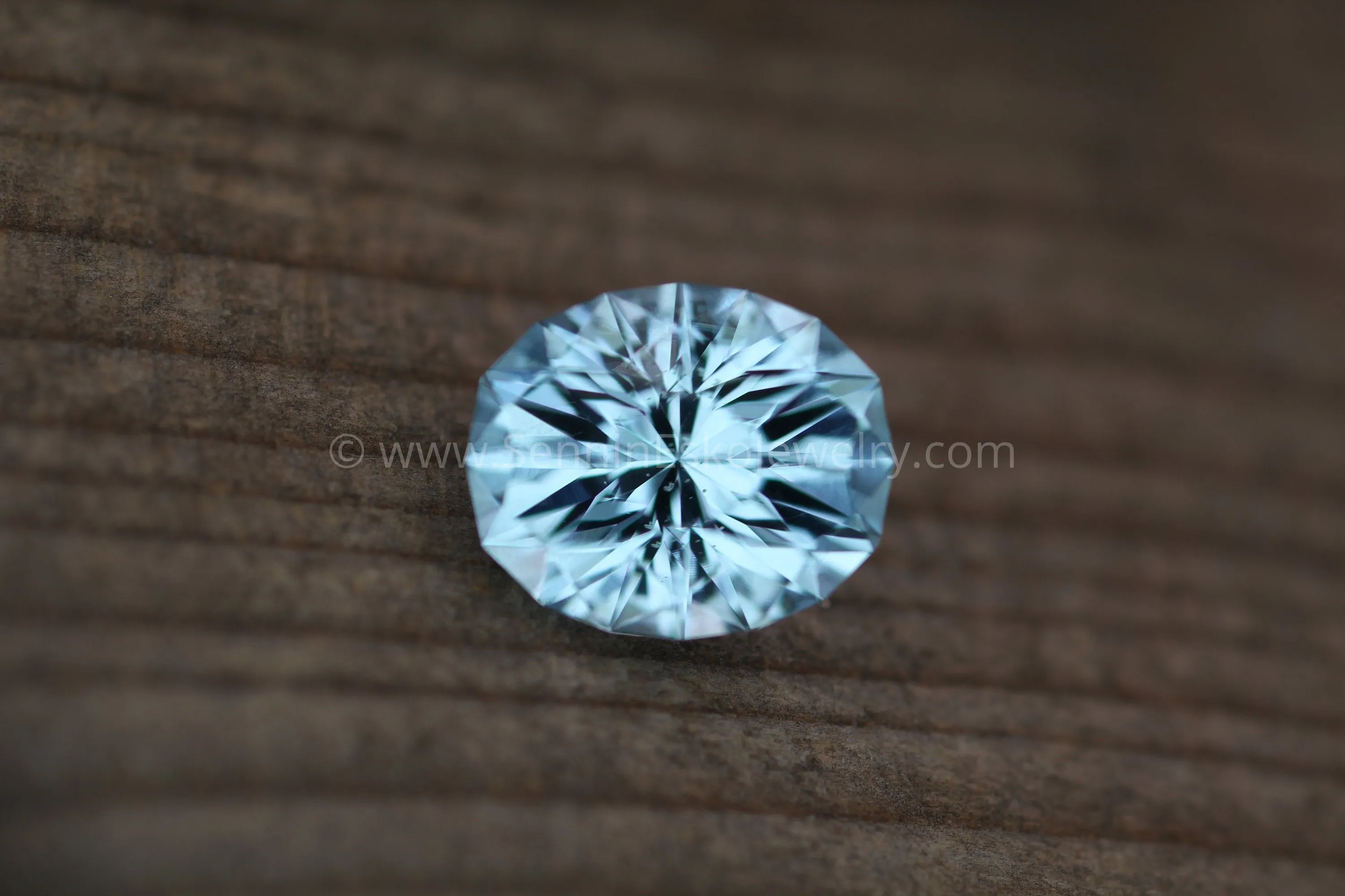 Sky Blue Topaz Oval Hand Cut Gemstone - Precision Cut 9x11mm Blue Topaz - Brazilian Topaz