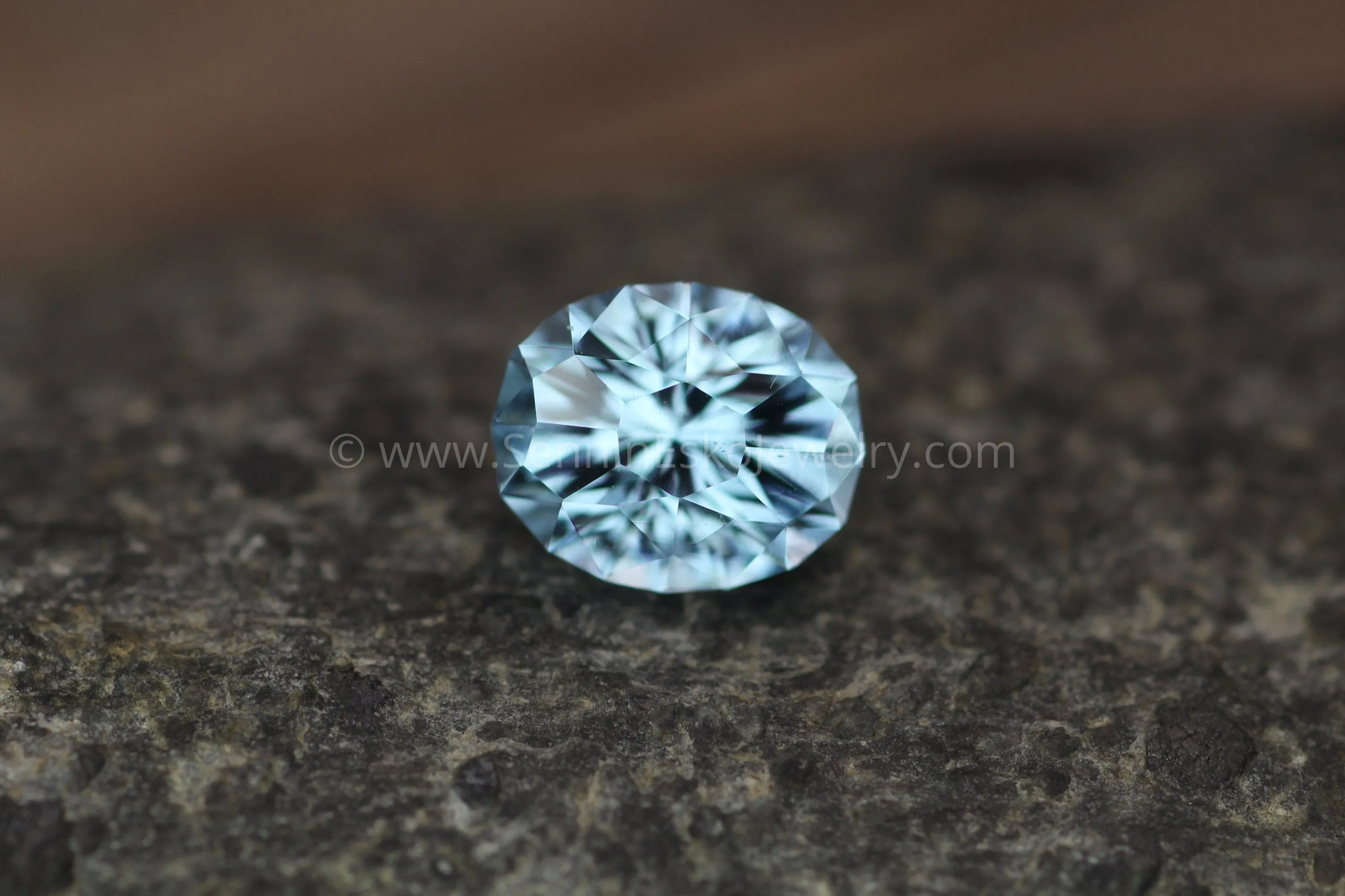 Sky Blue Topaz Oval Hand Cut Gemstone - Precision Cut 9x11mm Blue Topaz - Brazilian Topaz