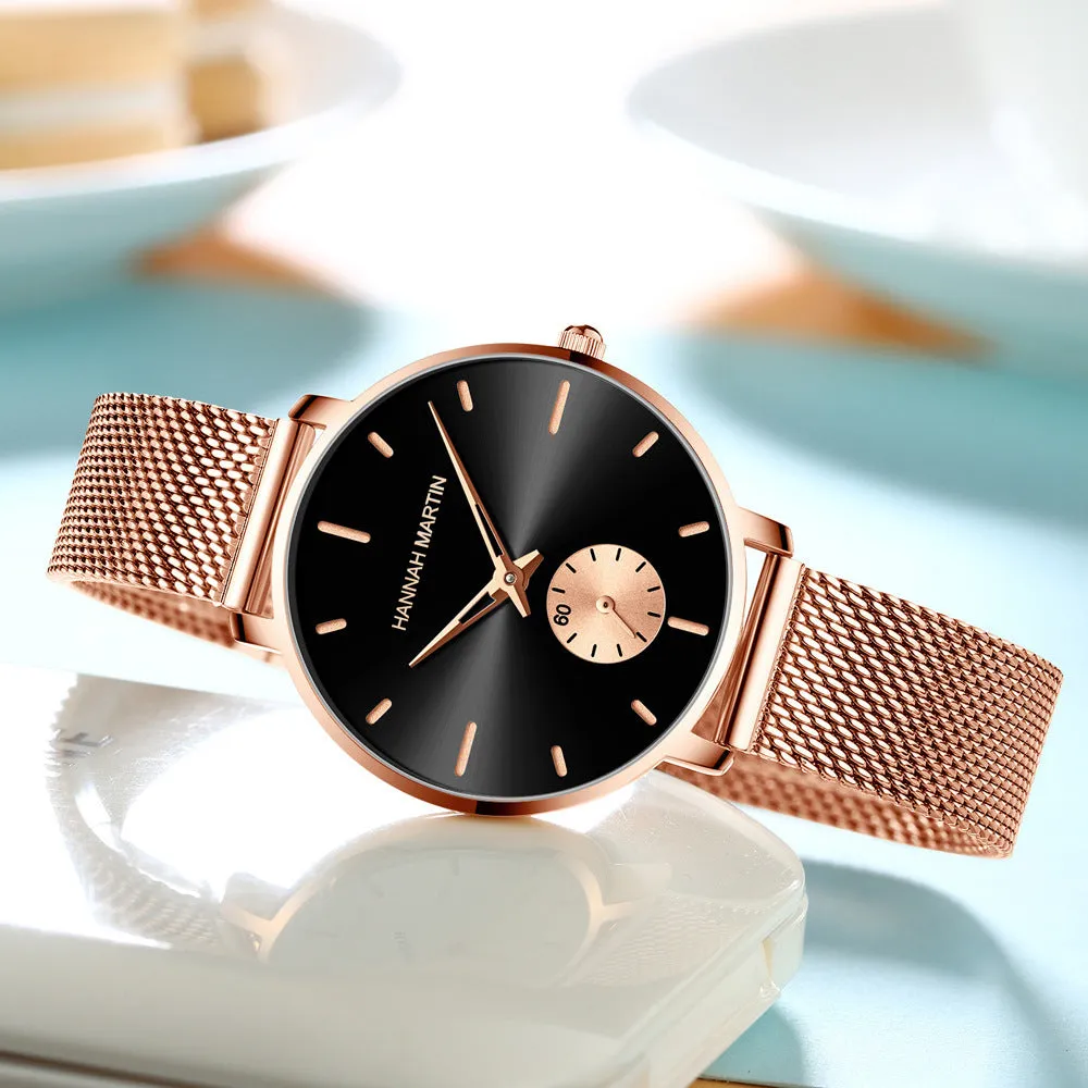 Small Dial Waterproof Student Fashion Small Second Hand Women's Watch All-Match Quartz Watch Women