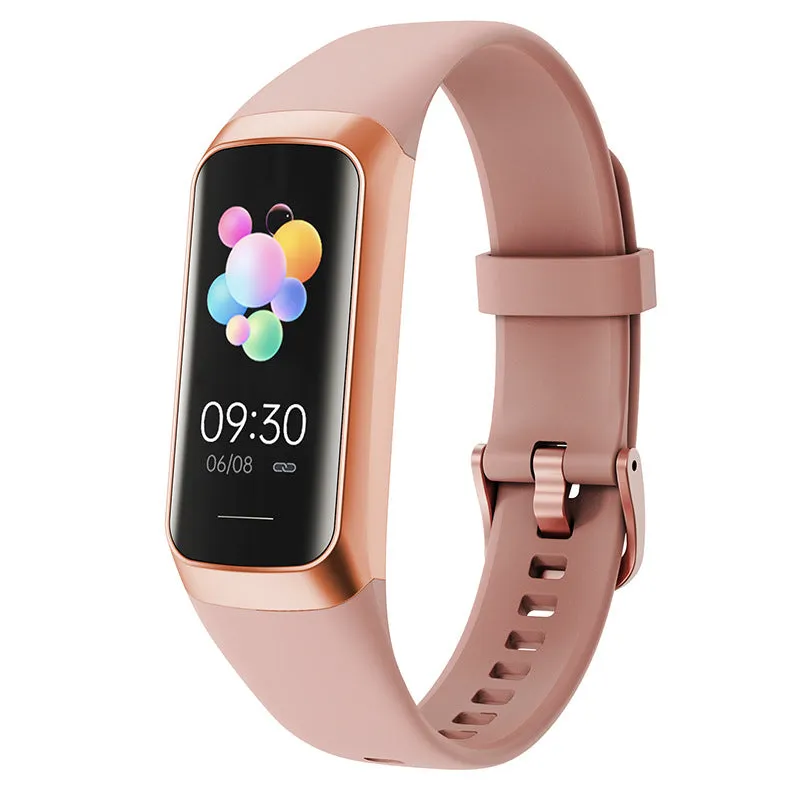Smart Bracelet Thermometer Step Heart Rate Blood Pressure Ultra-Thin Display Bracelet