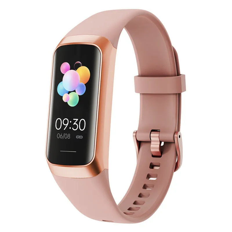 Smart Bracelet Thermometer Step Heart Rate Blood Pressure Ultra-Thin Display Bracelet