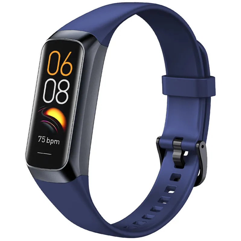 Smart Bracelet Thermometer Step Heart Rate Blood Pressure Ultra-Thin Display Bracelet