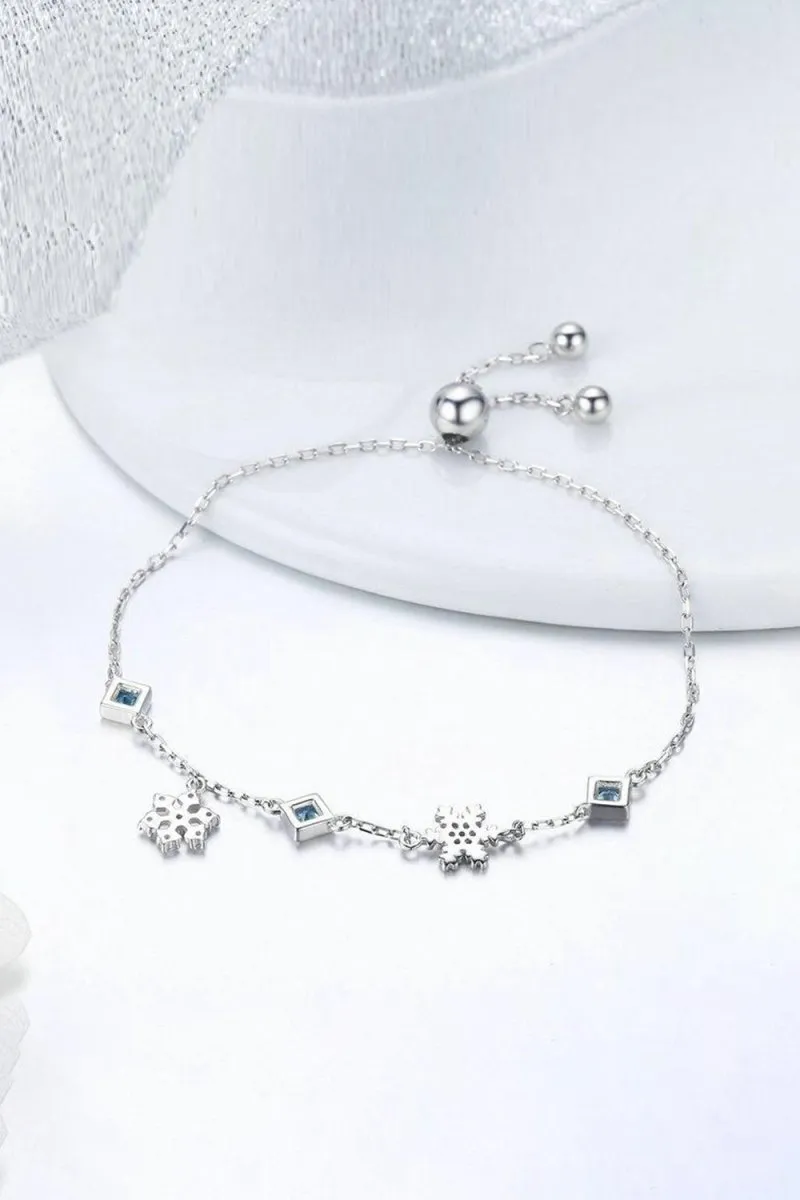 Snowflower Bolo Bracelet Bridesmaid Gift