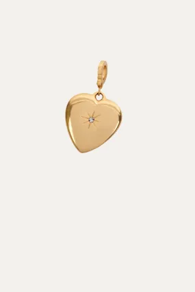 Solid Heart Tatum Charm
