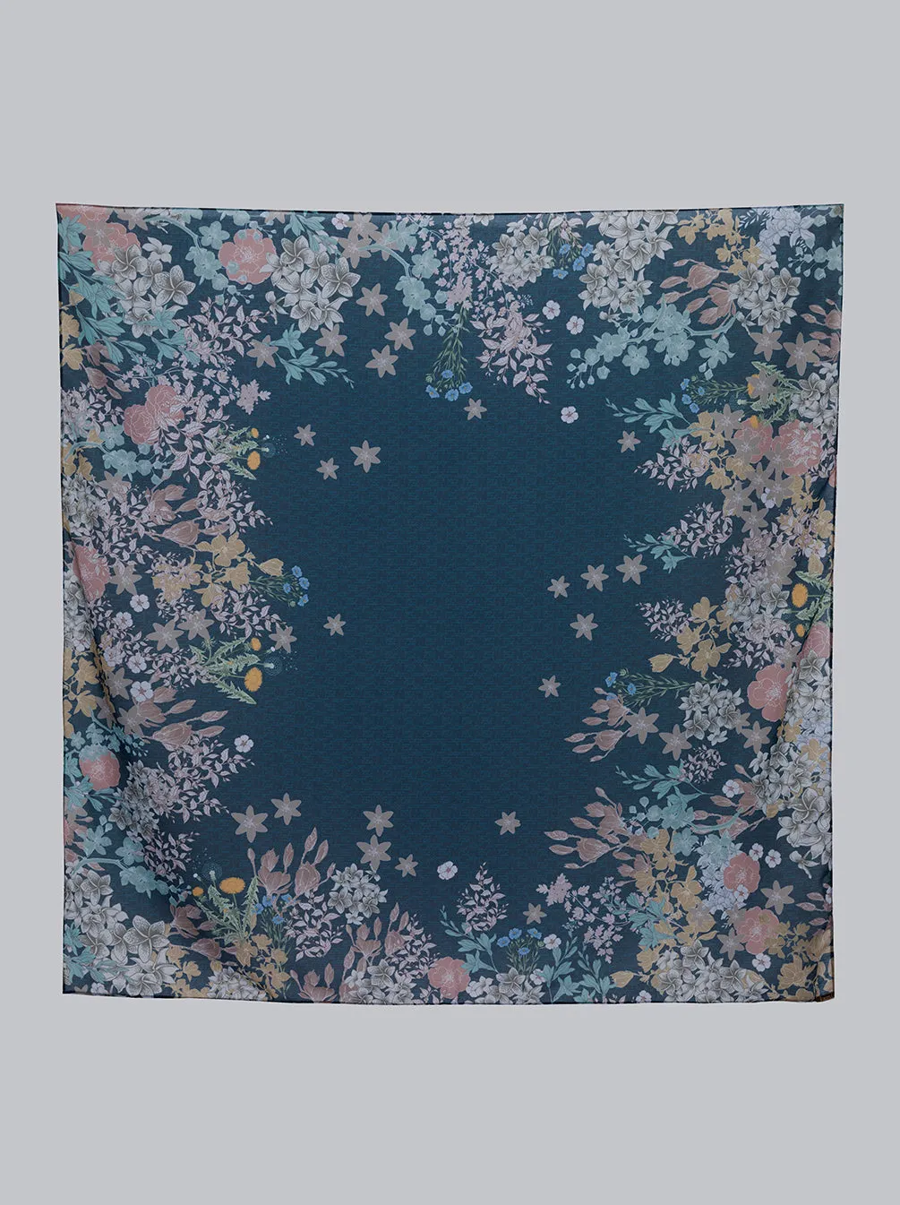 SONALI SIGNATURE SCARF MIDNIGHT BLUE