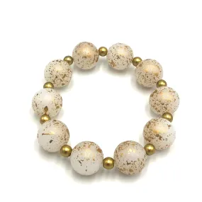 Splattered Ornament Stretch Bracelet