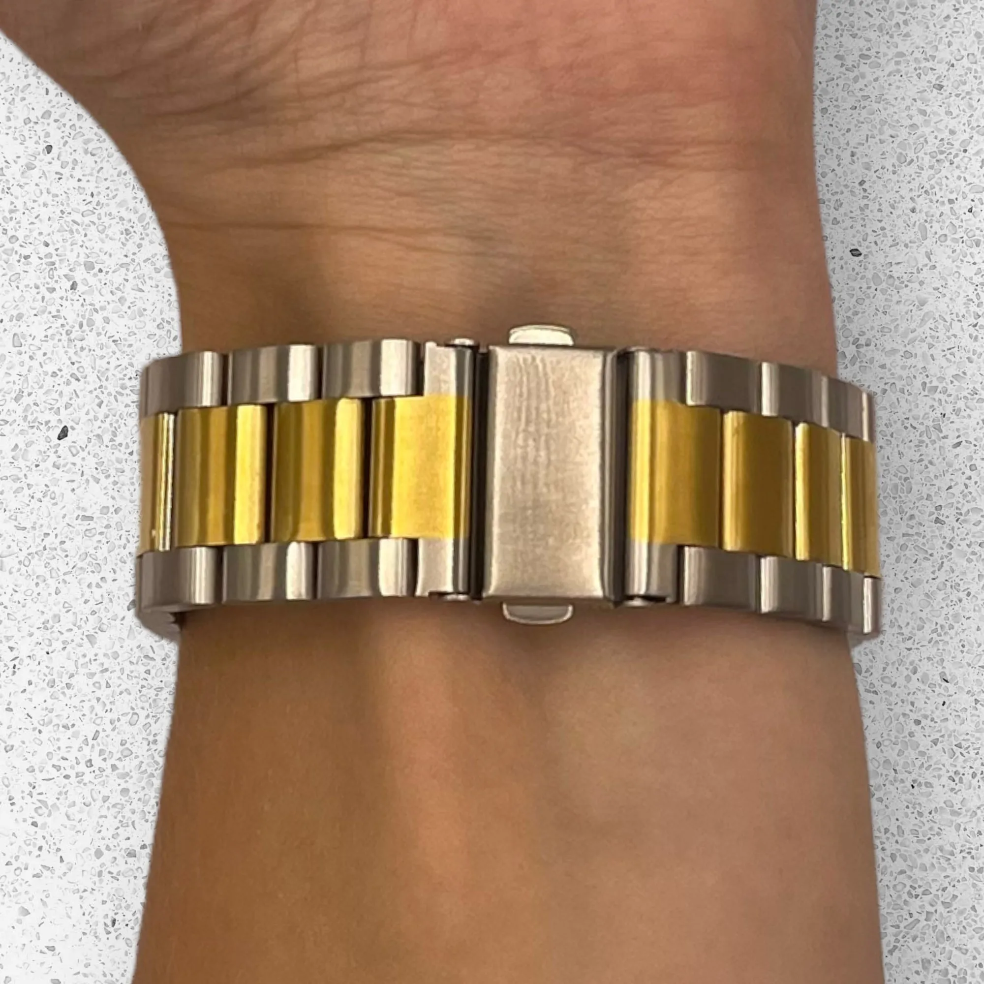 Stainless Steel Link Watch Strap Compatible with the Xiaomi Redmi Watch 4