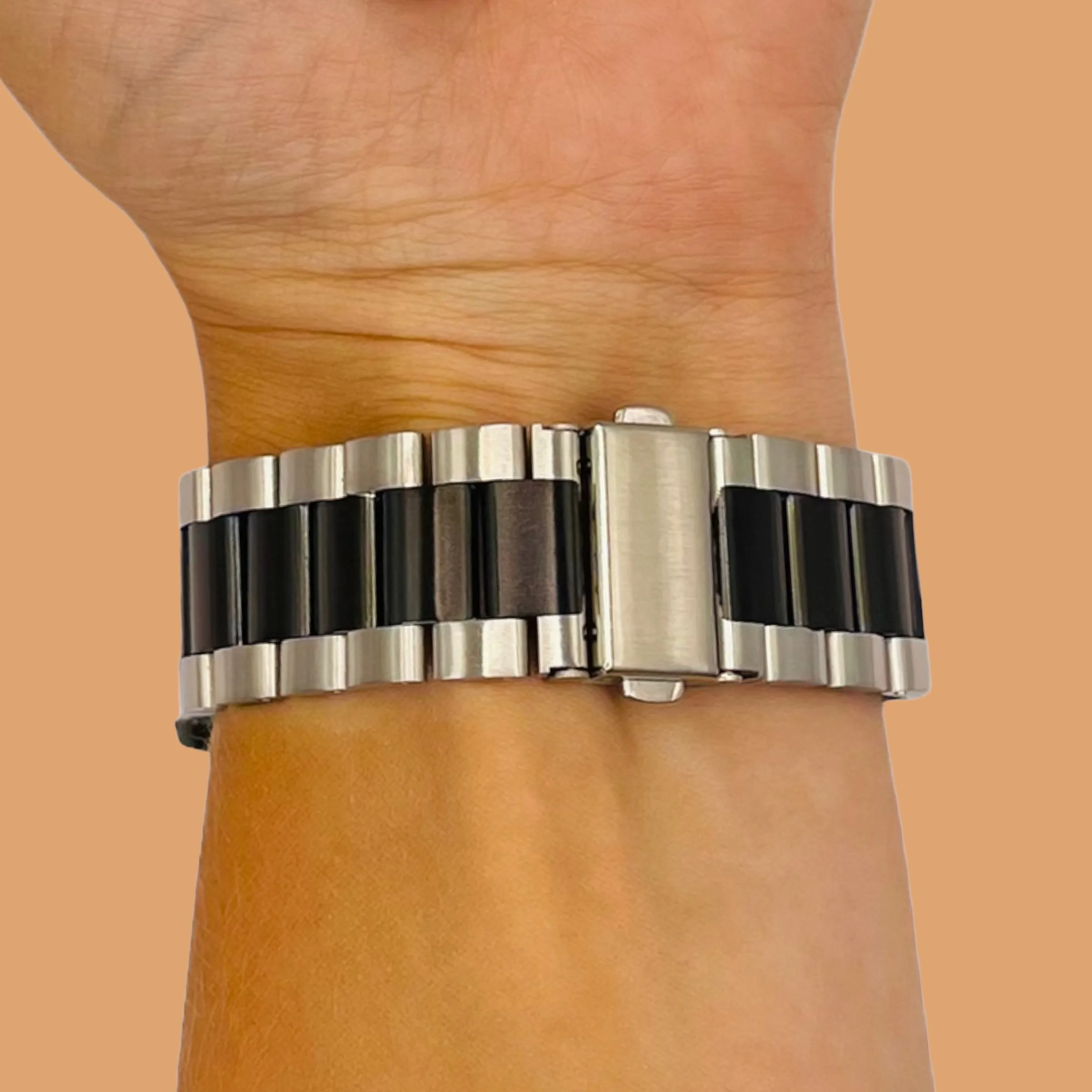 Stainless Steel Link Watch Strap Compatible with the Xiaomi Redmi Watch 4