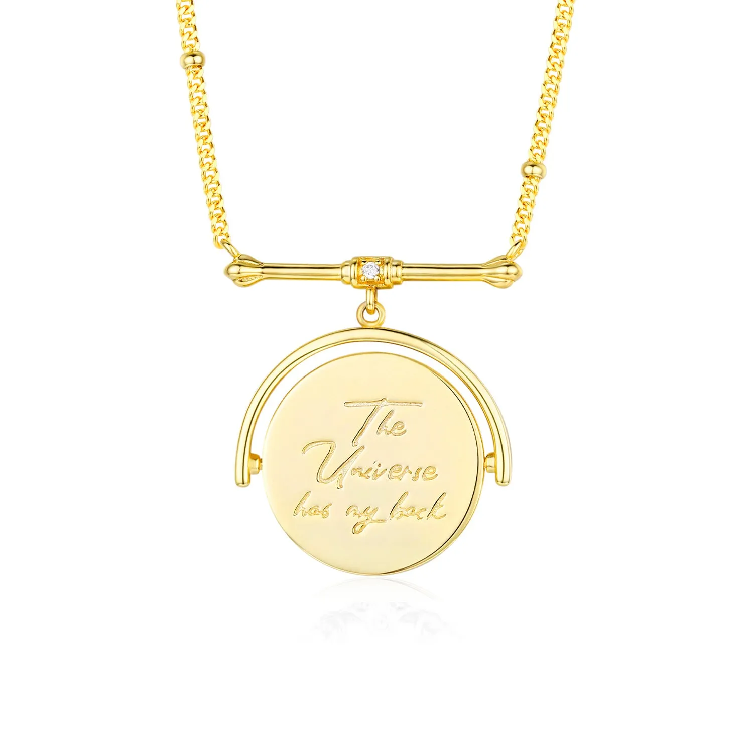 Star Guardian Amulet Necklace (Yellow Gold)
