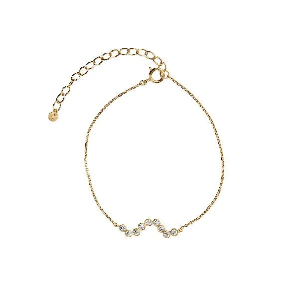 Stine A Midnight Sparkle Bracelet Gold 3191-02-OS