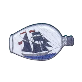 Su Owen Nautical Boat In Bottle Pin Brooch