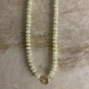 Sweetie Clasp Necklace- Mint Green