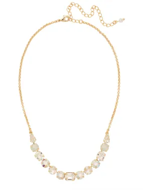 Tansy Half Line Tennis Necklace - NDQ14BGWBR