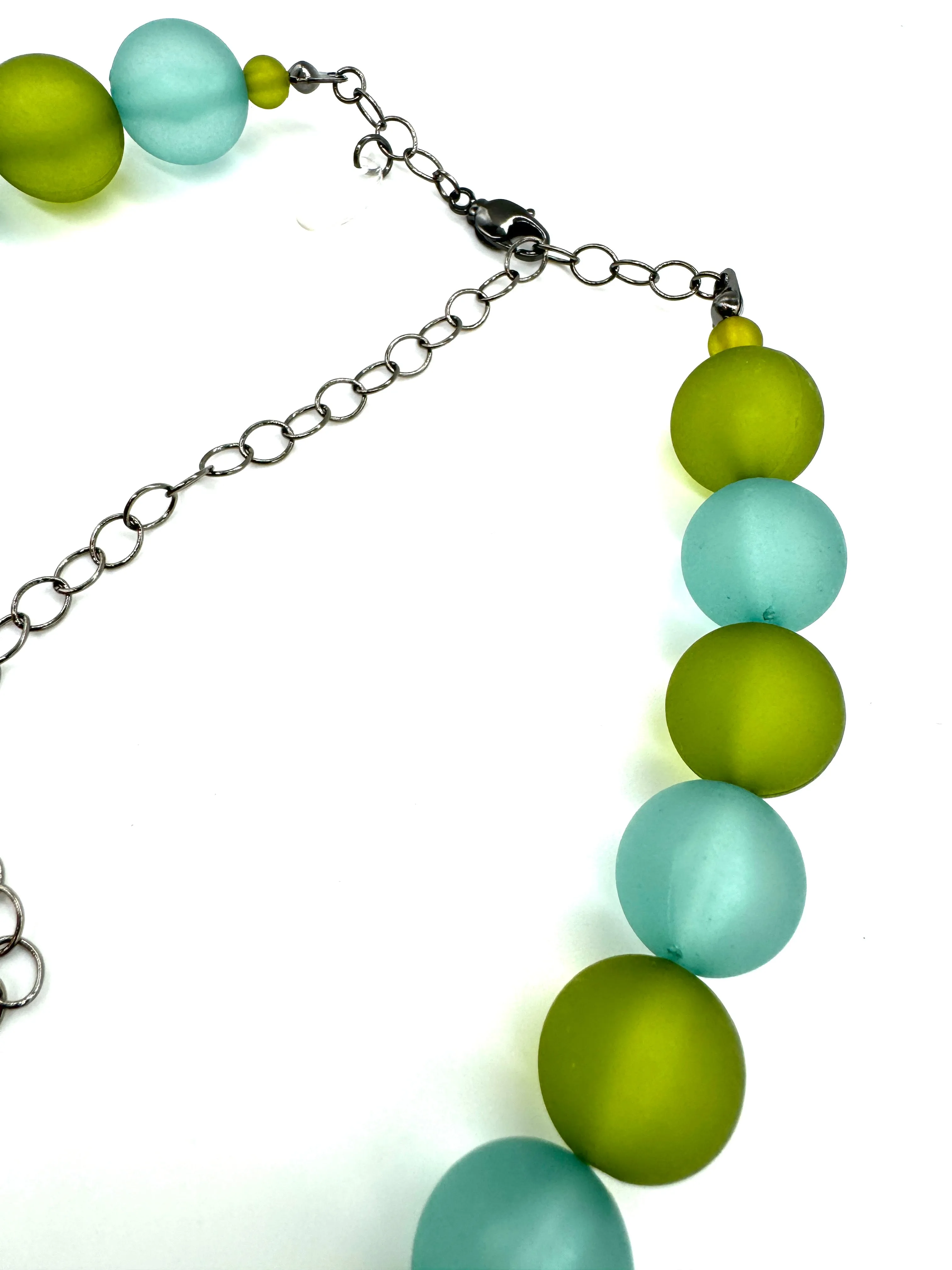 Teal & Olive Marco Necklace