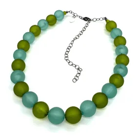 Teal & Olive Marco Necklace
