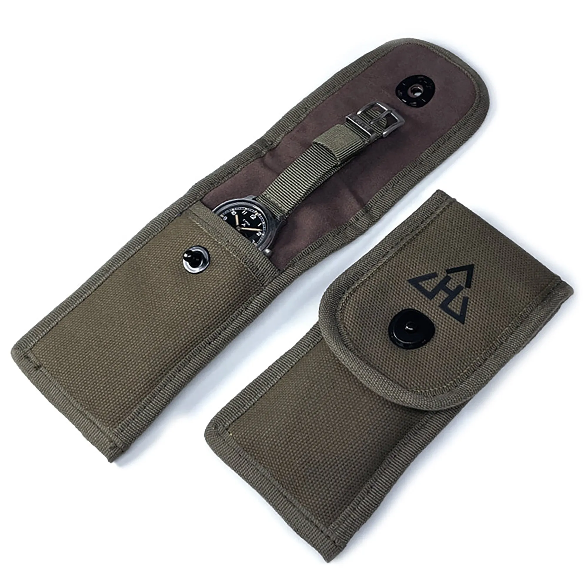 The M-1937 Olive Drab Watch Stowage Pouch WSP by HAVESTON Straps
