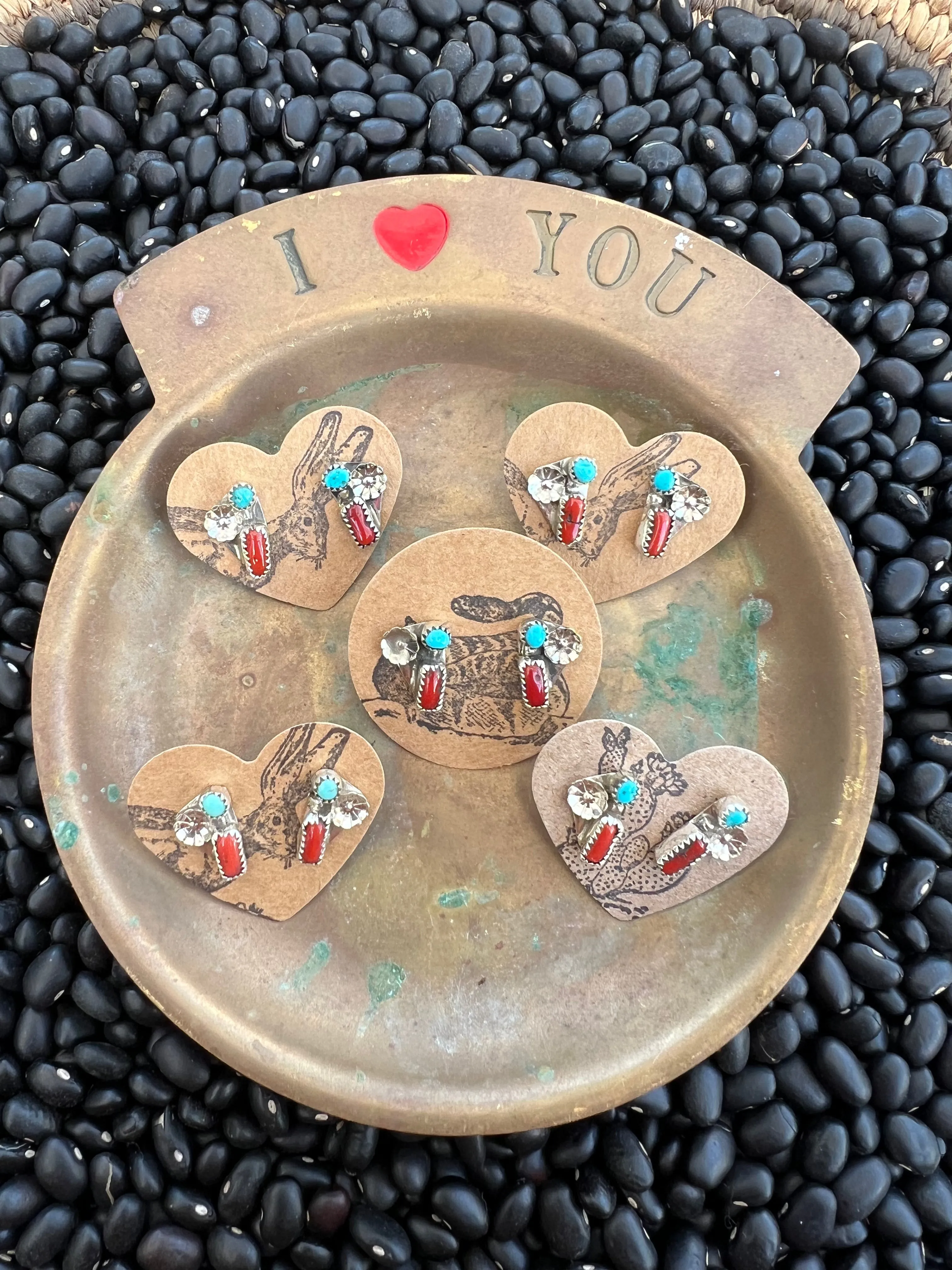The Posey Turquoise Stud earrings