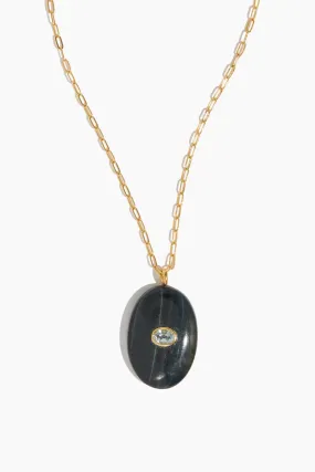 Tigre Pendant Necklace in Blue