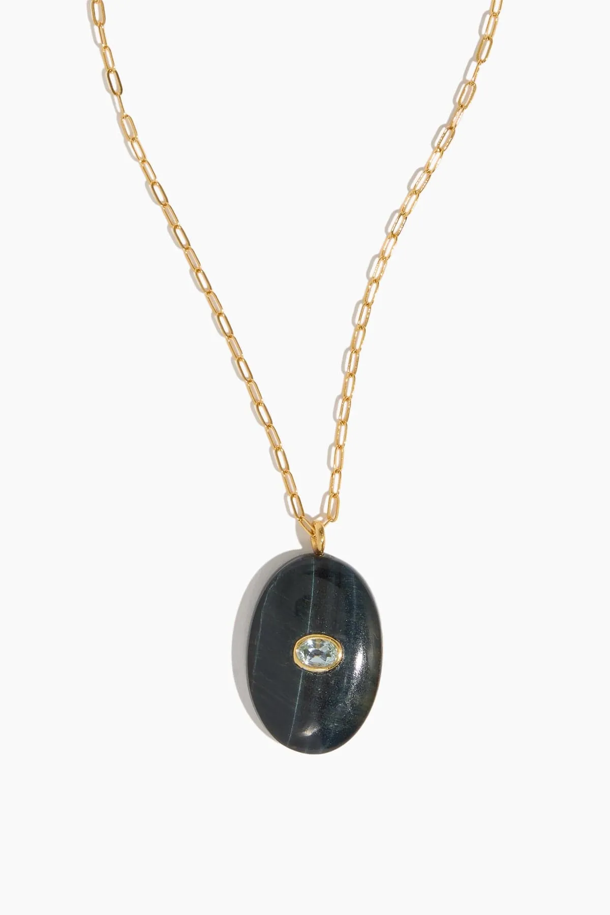 Tigre Pendant Necklace in Blue