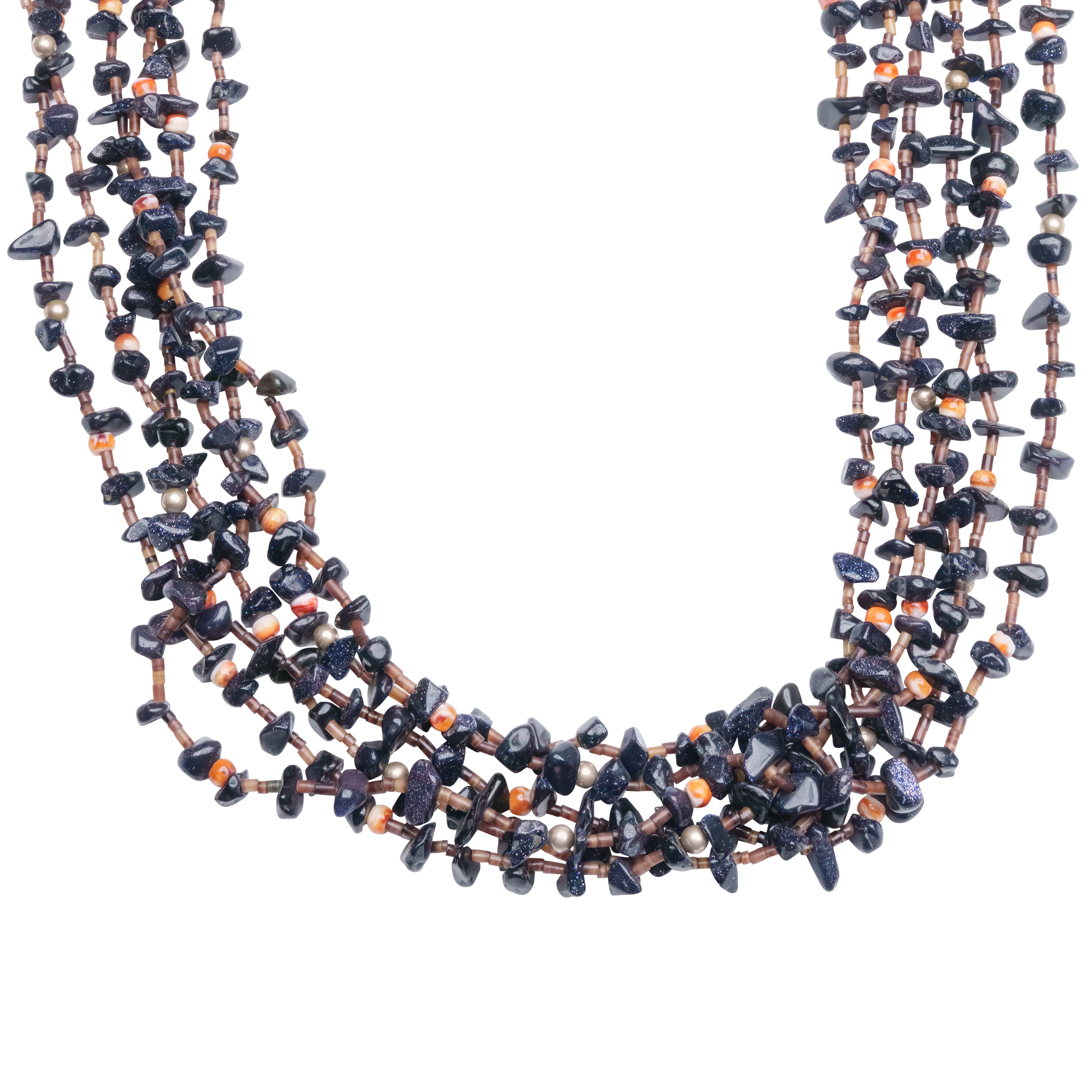 Tourmaline & Spiny Oyster Shell Necklace | Gabe Romero