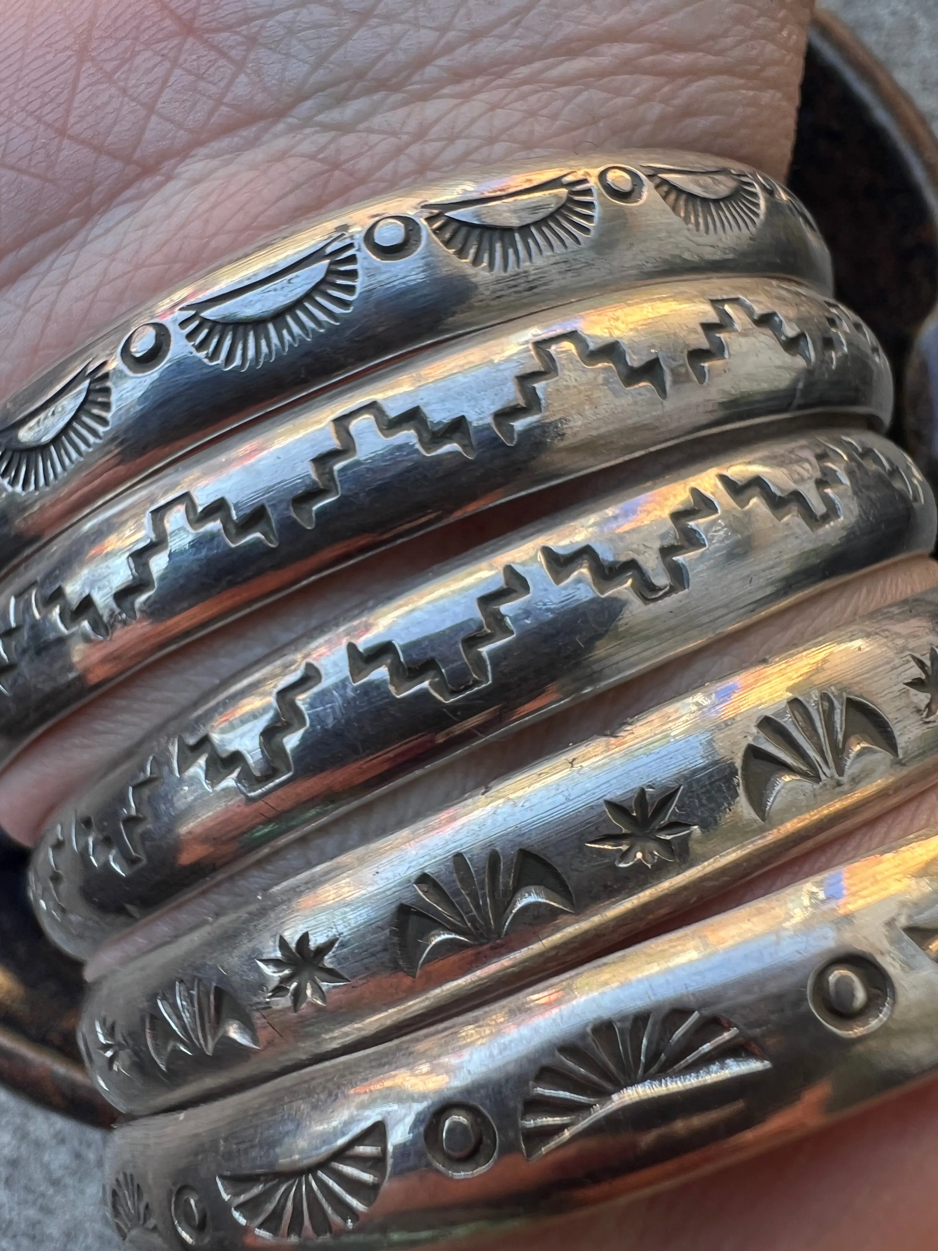 Turquoise Snake Head Stacker Cuff