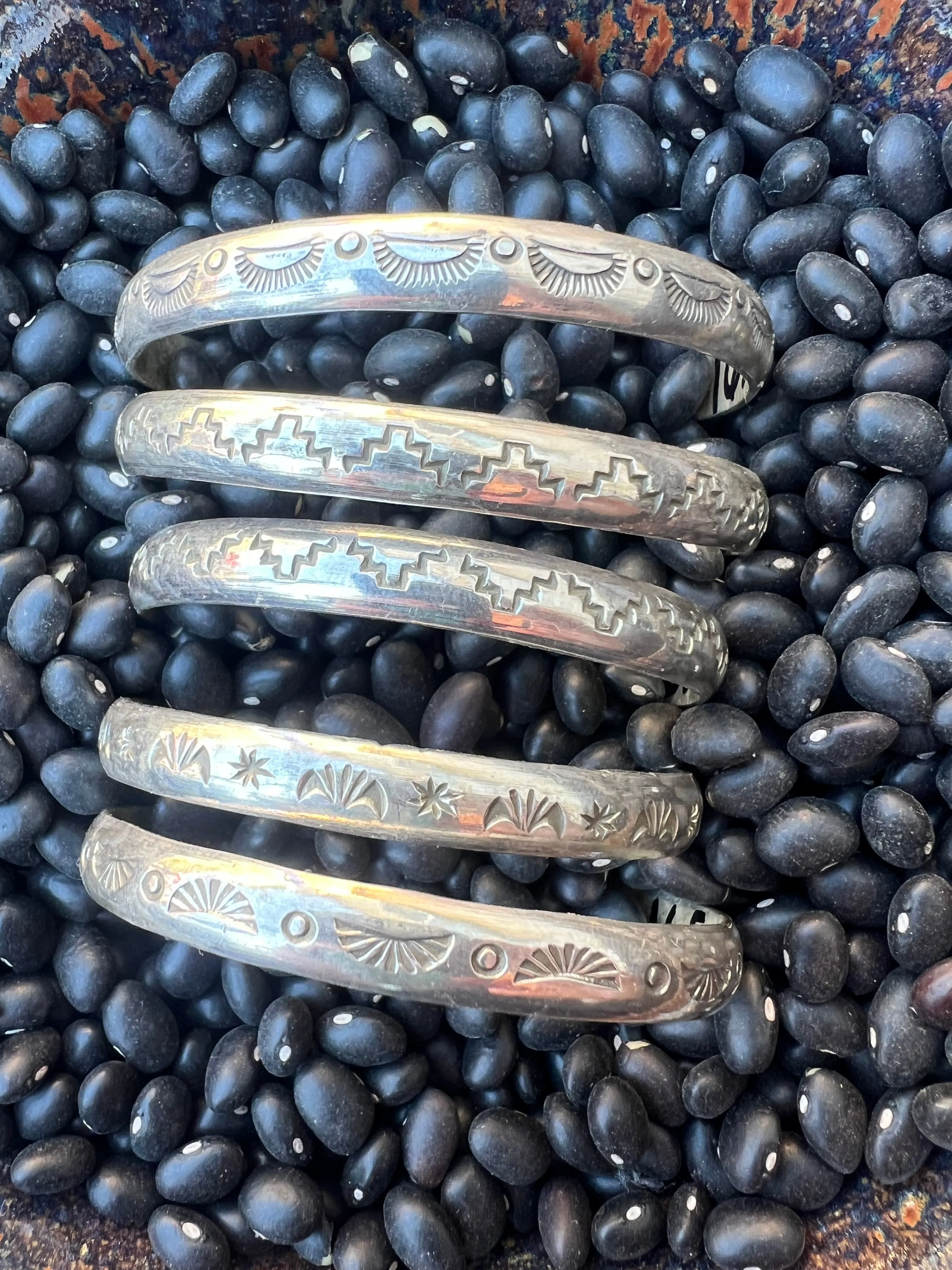 Turquoise Snake Head Stacker Cuff