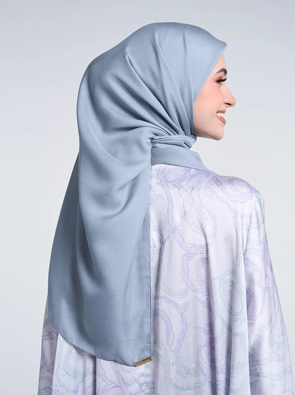 ULTRA PARIS SCARF PLAIN CASHMERE BLUE
