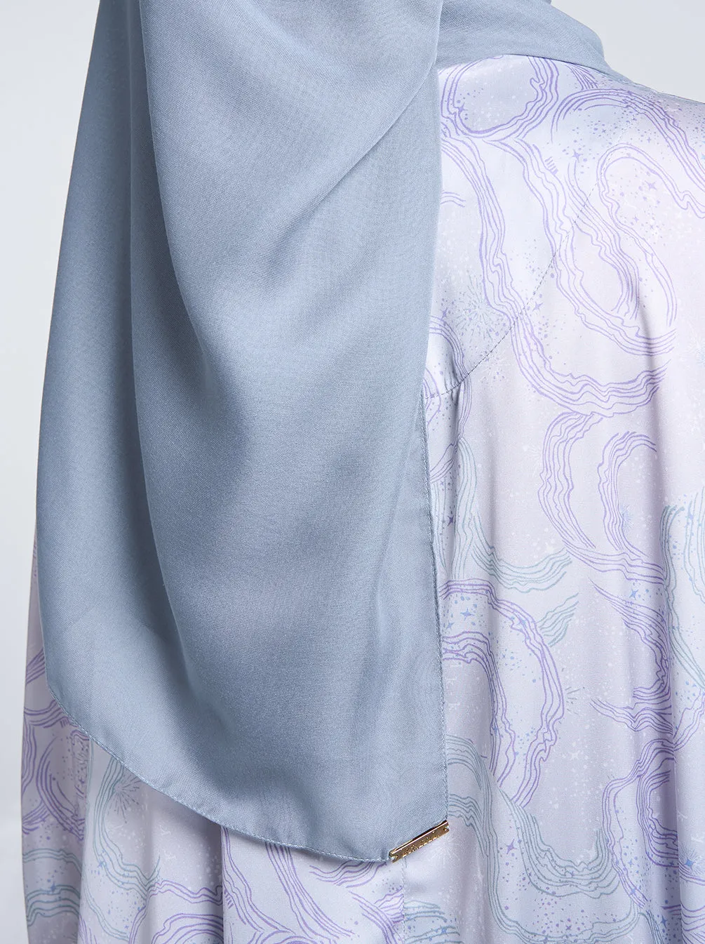 ULTRA PARIS SCARF PLAIN CASHMERE BLUE