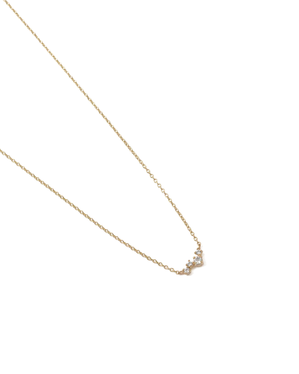 VALENCIA TOPAZ NECKLACE (9K GOLD)