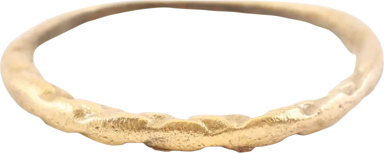 VIKING ROPED OR TWIST WEDDING RING, C.866-1067 AD, SIZE 9 3/4