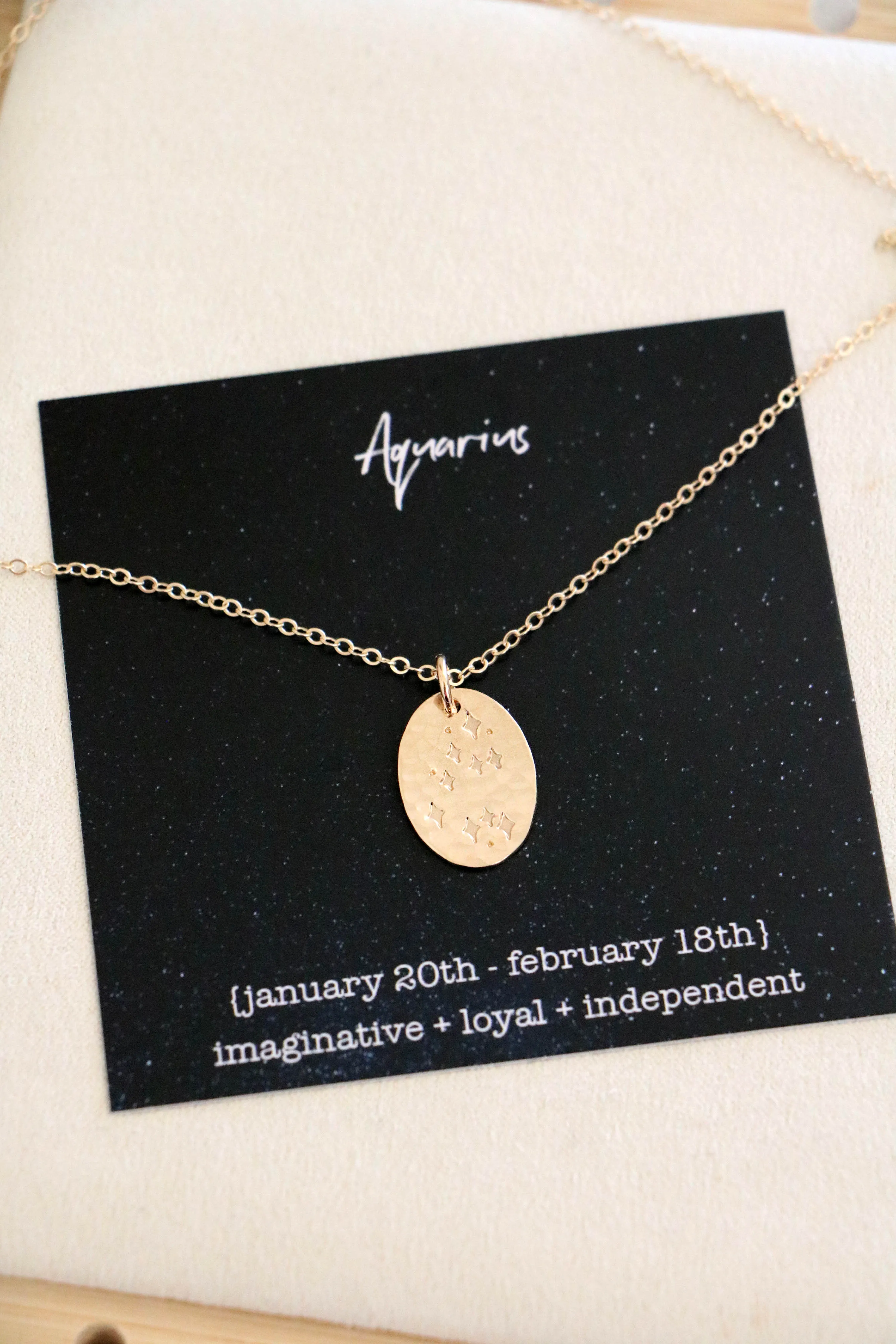 written in the stars necklace { silver   gold }