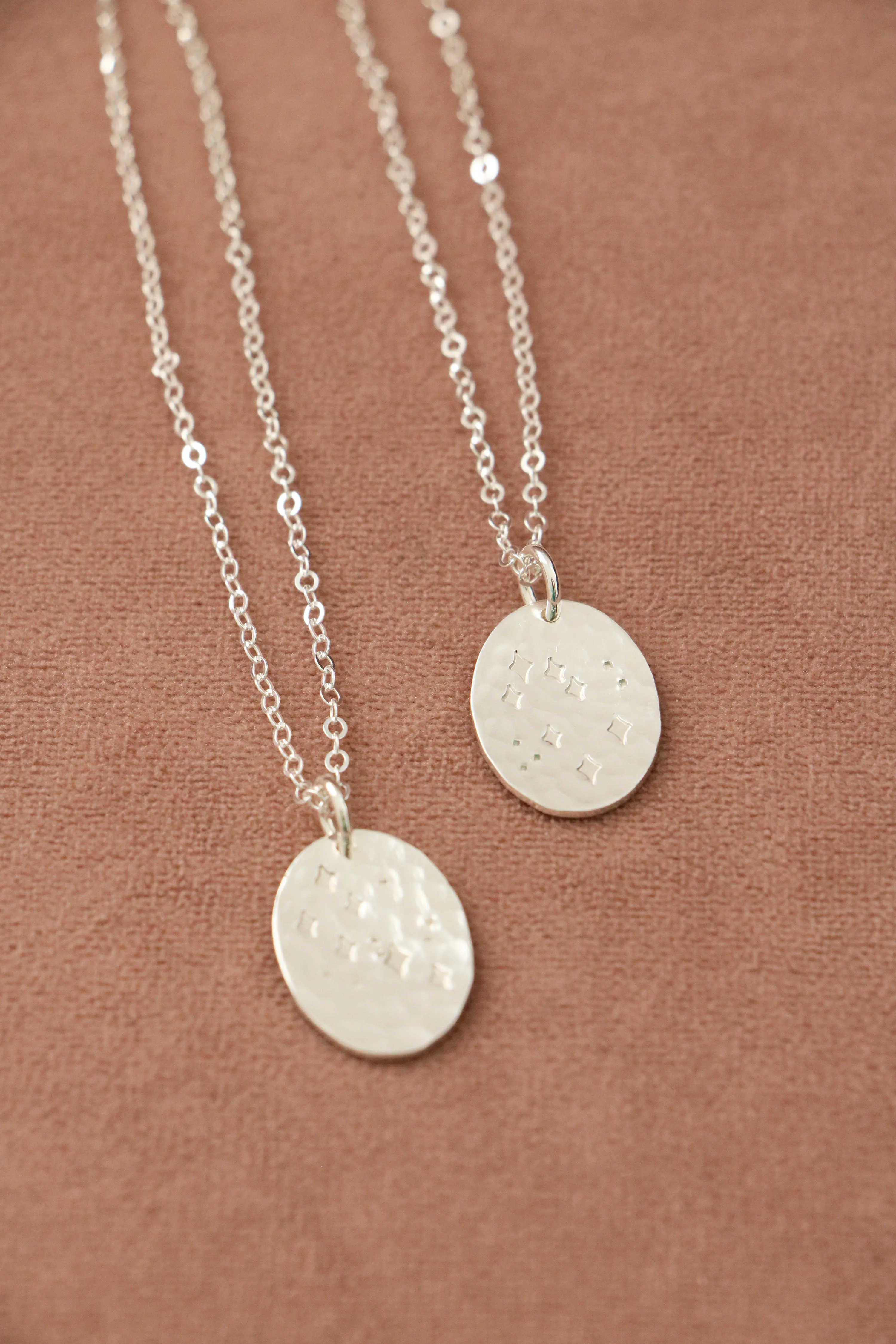 written in the stars necklace { silver   gold }
